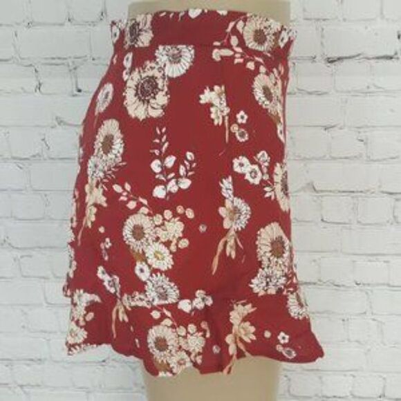 CHARLIE holiday avalon shorts burnt floral 4 NEW - Picture 2 of 7